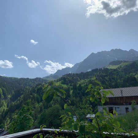 Ferienwohnung Terrasse Sur Les Aravis La Giettaz Exterior foto