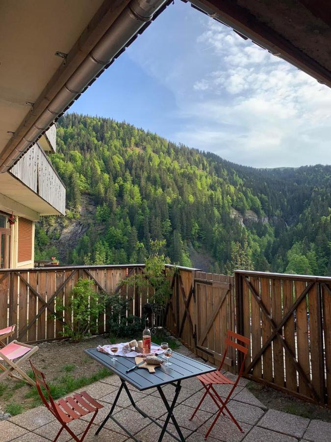 Ferienwohnung Terrasse Sur Les Aravis La Giettaz Exterior foto