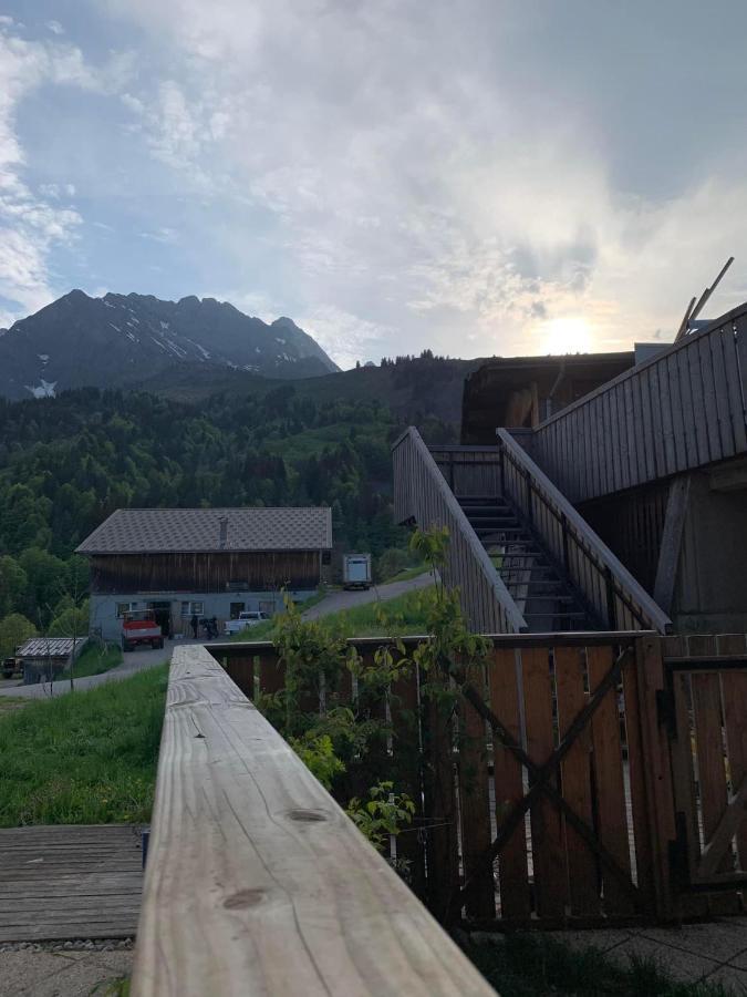 Ferienwohnung Terrasse Sur Les Aravis La Giettaz Exterior foto