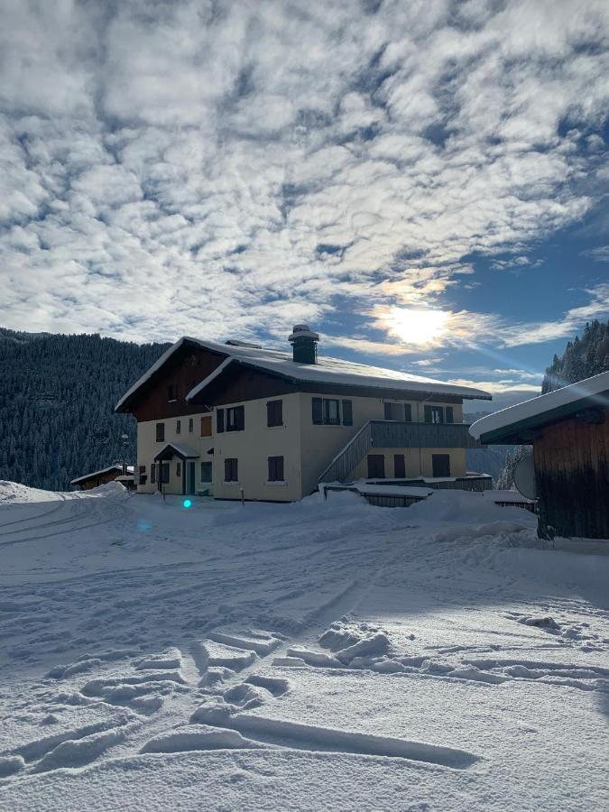 Ferienwohnung Terrasse Sur Les Aravis La Giettaz Exterior foto