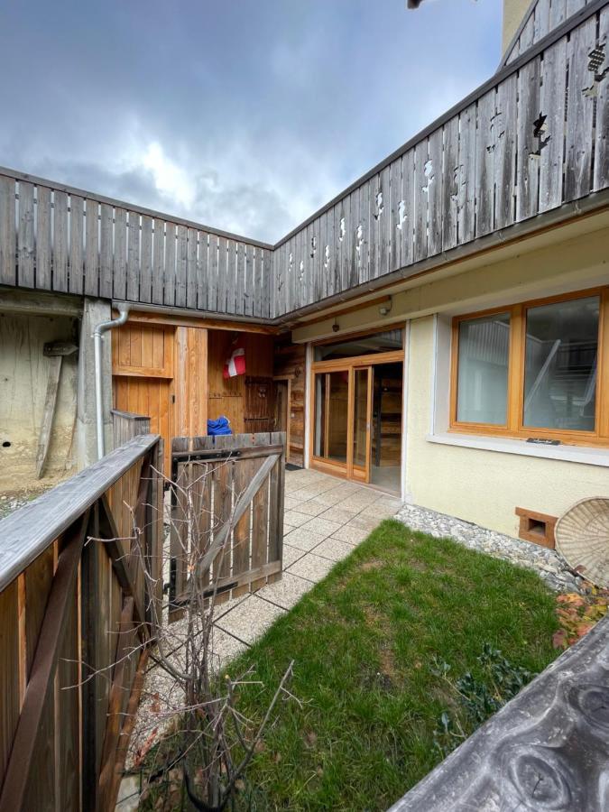 Ferienwohnung Terrasse Sur Les Aravis La Giettaz Exterior foto