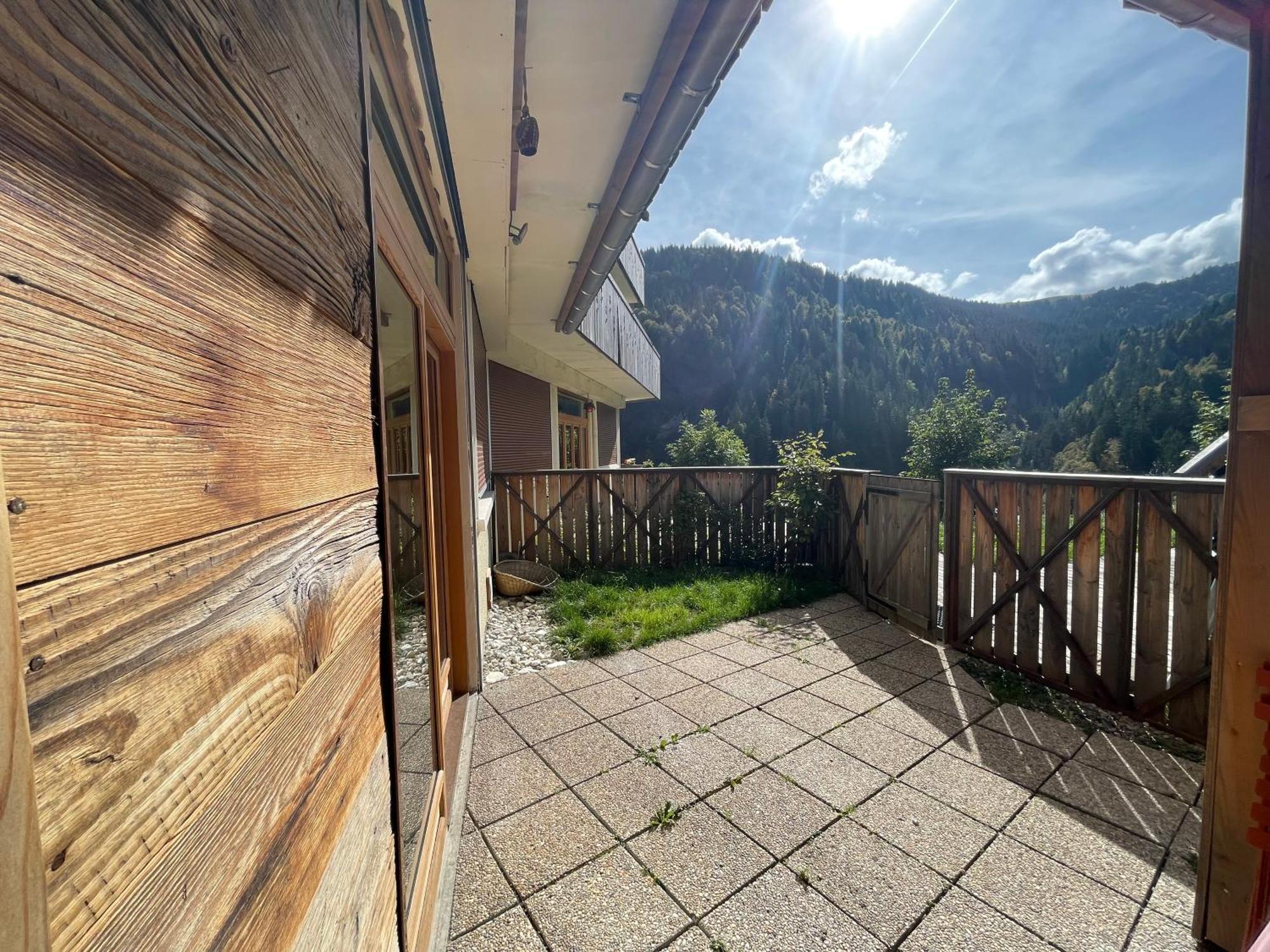 Ferienwohnung Terrasse Sur Les Aravis La Giettaz Exterior foto